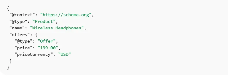 JSON-LD Code Example