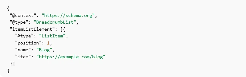 JSON-LD Code Example