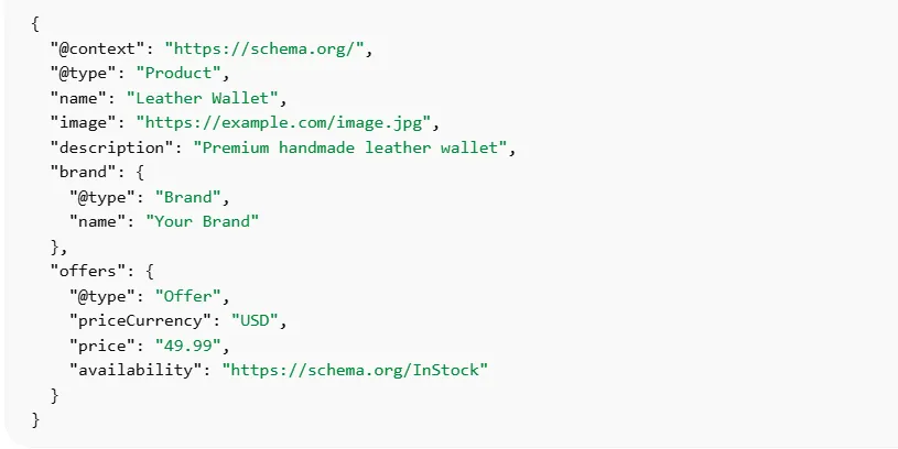 JSON-LD Code Example