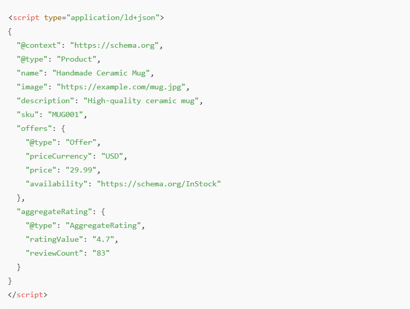 JSON-LD Code Example