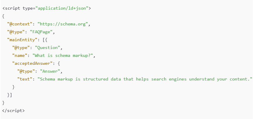 JSON-LD Code Example