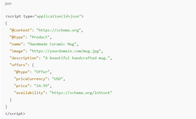 JSON-LD Code Example