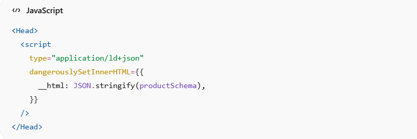 JSON-LD Code Example
