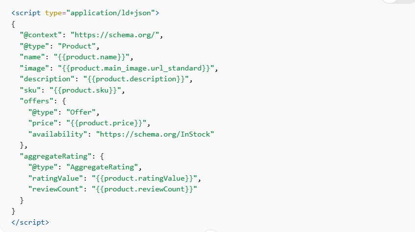 JSON-LD Code Example