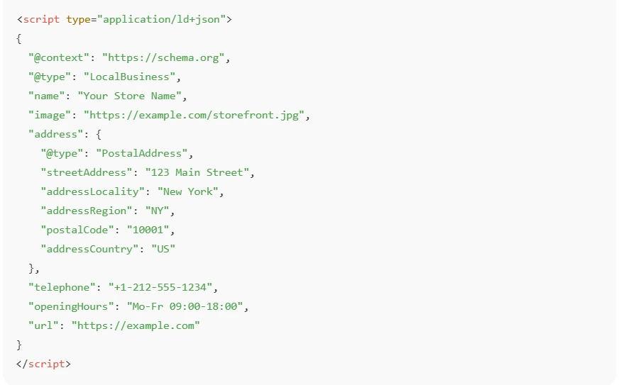 Product Schema JSON-LD Example
