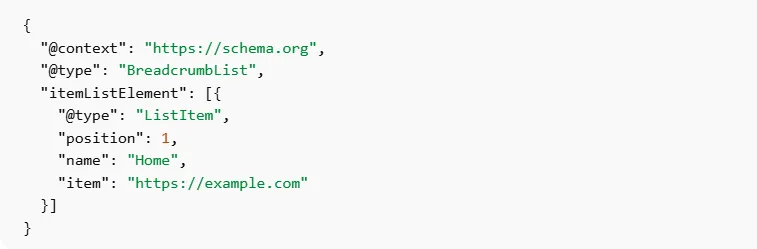 Wix JSON-LD Schema Markup Example