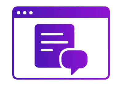 Blog and resource sections
