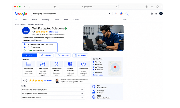 Make Your Contact Details Visible Directly in Search Results