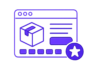 Product and service pages