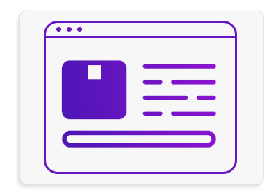 Product category pages