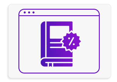 Promotional and sale pages