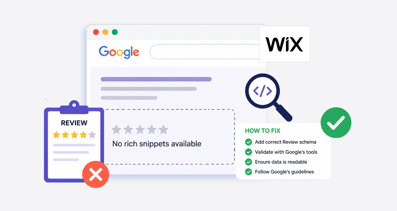 Wix Review Rich Snippets Not Showing? Top Causes + Fixes