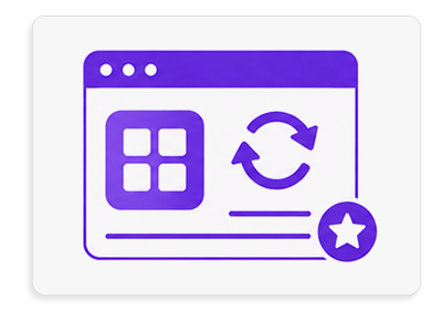 App update or release pages