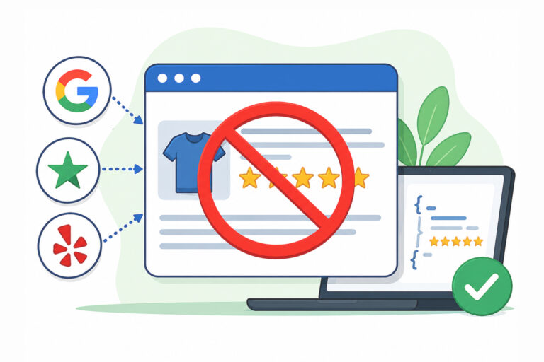 Can You Use Google Reviews, Trustpilot, or Yelp Ratings in Schema Markup