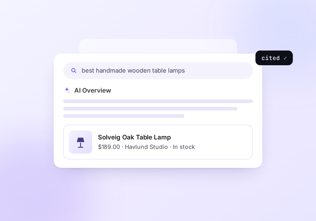 Get Named in AI Shopping Answers