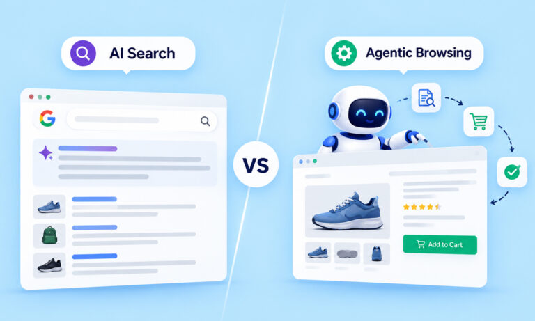 Agentic Browsing vs AI Search What's the Difference
